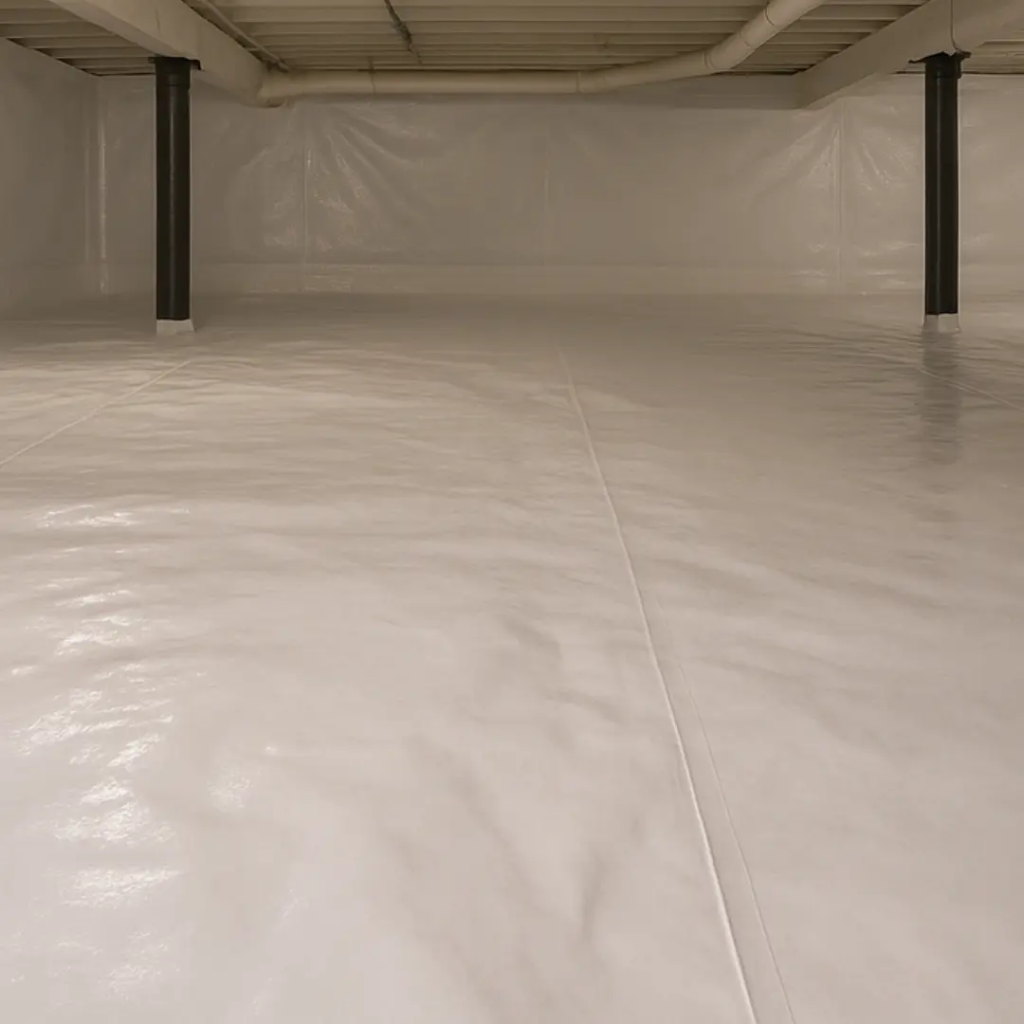 mr restoration team performing crawl space encapsulation